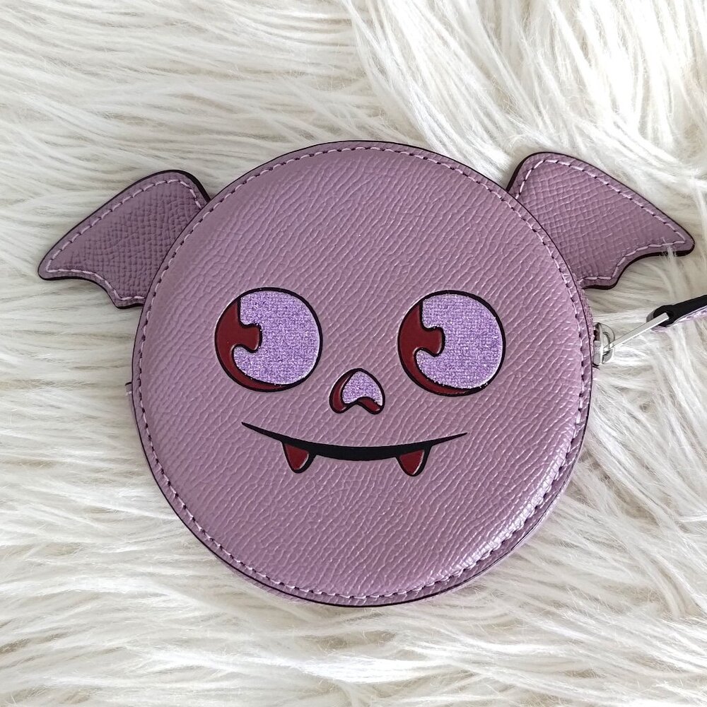 Coach Coin Case With Halloween Bat CW465